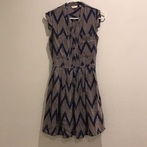 Anthropologie Moto button down dress